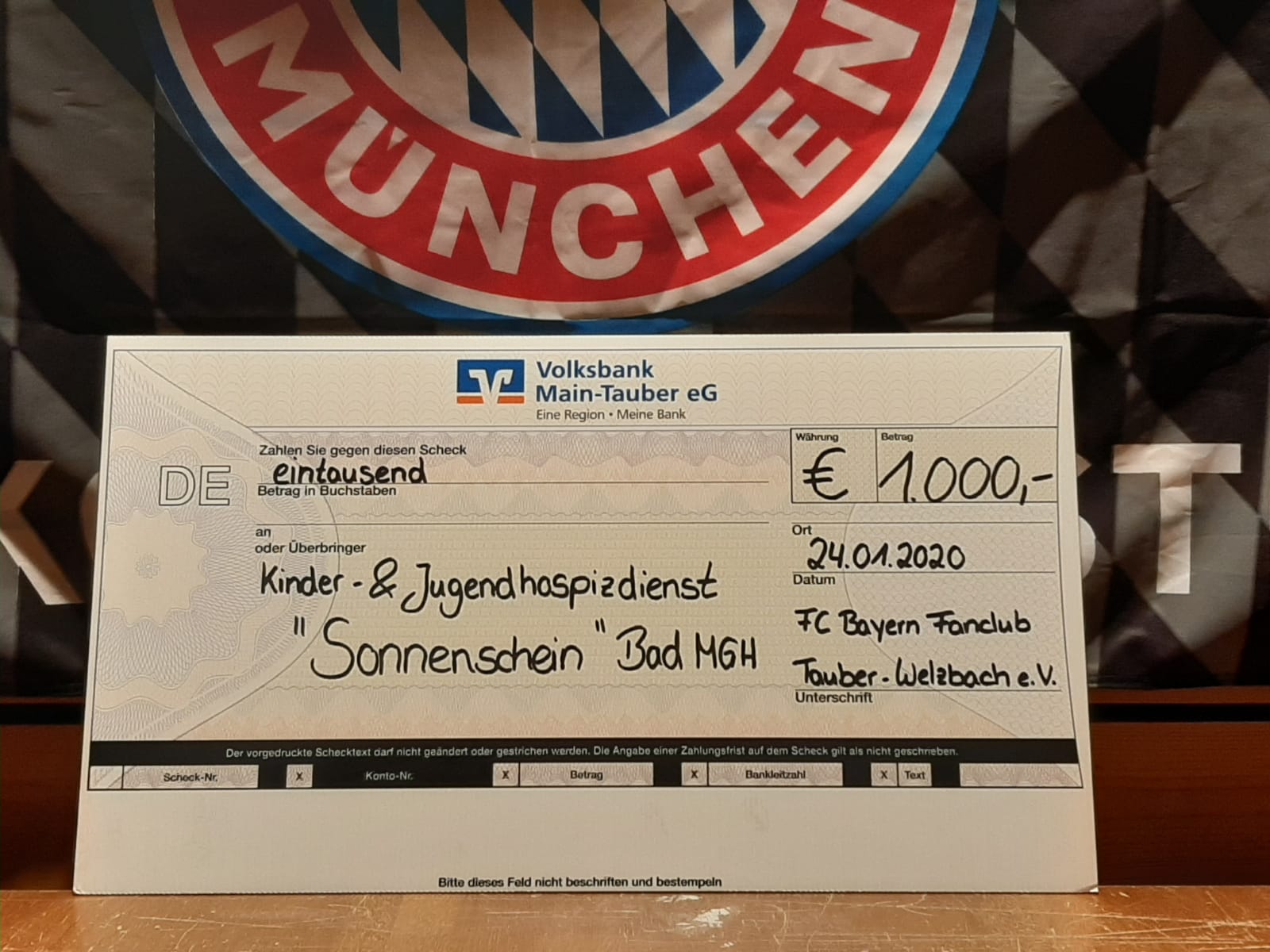 Spendenübergabe